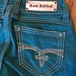 Rock Revival Skinny in Teal! ♥️♥️♥️